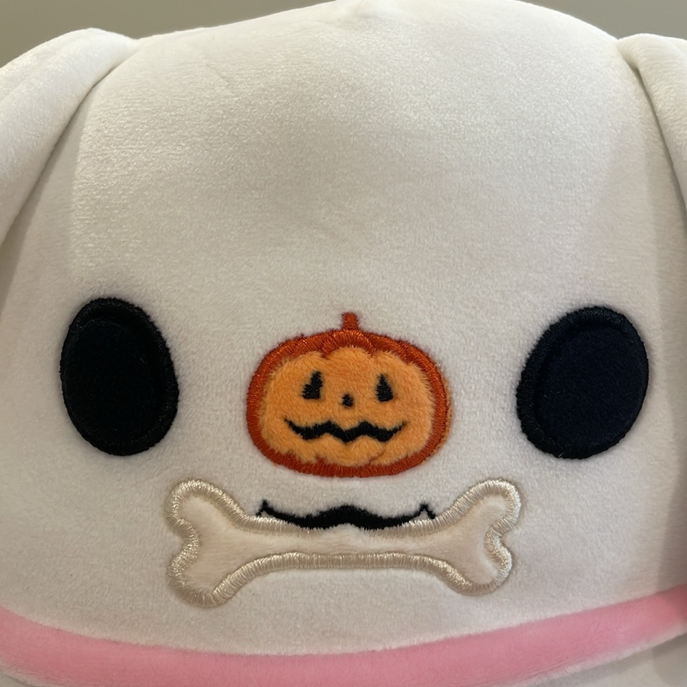 NWT 8” Zero w/ Bone from Disney’s The Nightmare Before Christmas Squishmallow - Picture 2 of 5